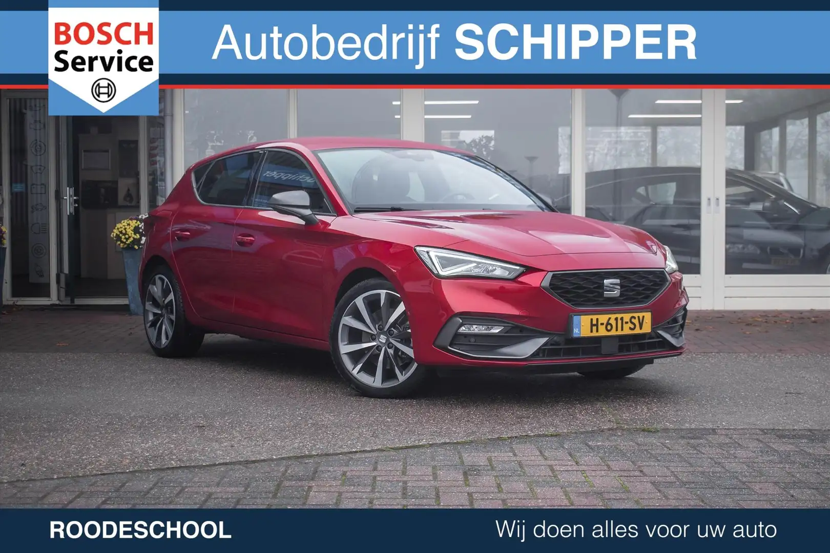 SEAT Leon 1.5 eTSI 150pk DSG-7 FR Launch Edition Rood - 1