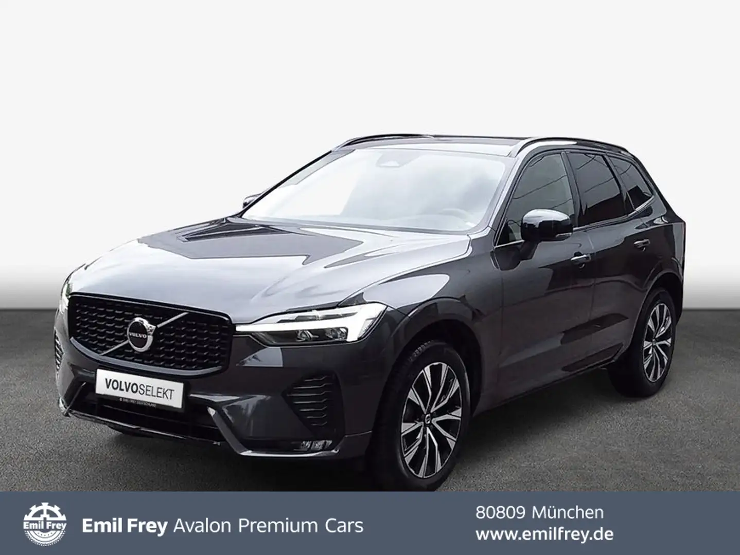 Volvo XC60 XC60 B4 AWD Plus-Dark Aut PilotAssist BLIS Leder Grau - 1