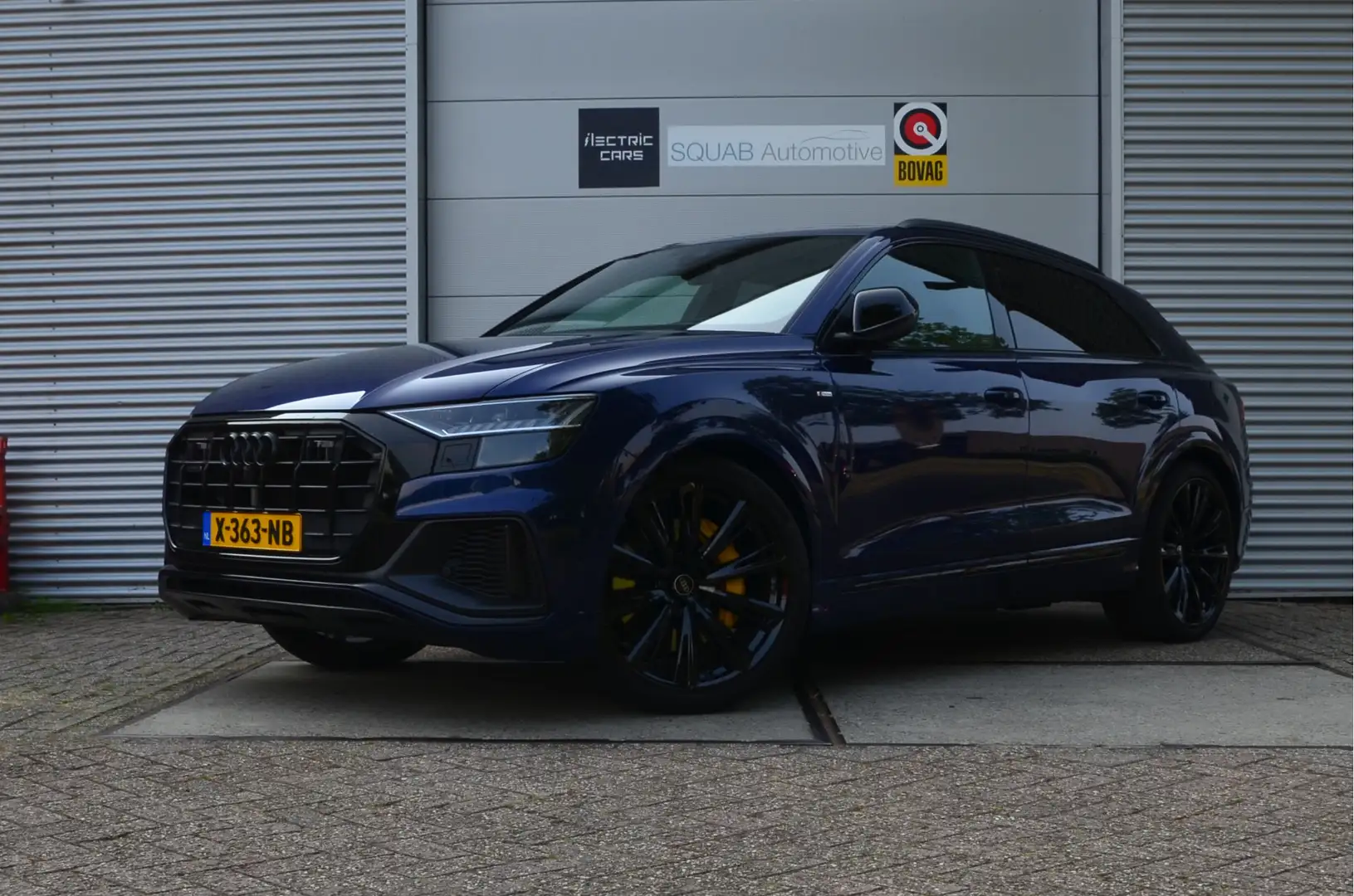 Audi Q8 55 TFSI e quattro Pro Line S Pano, HUD, Winterset, Blauw - 1