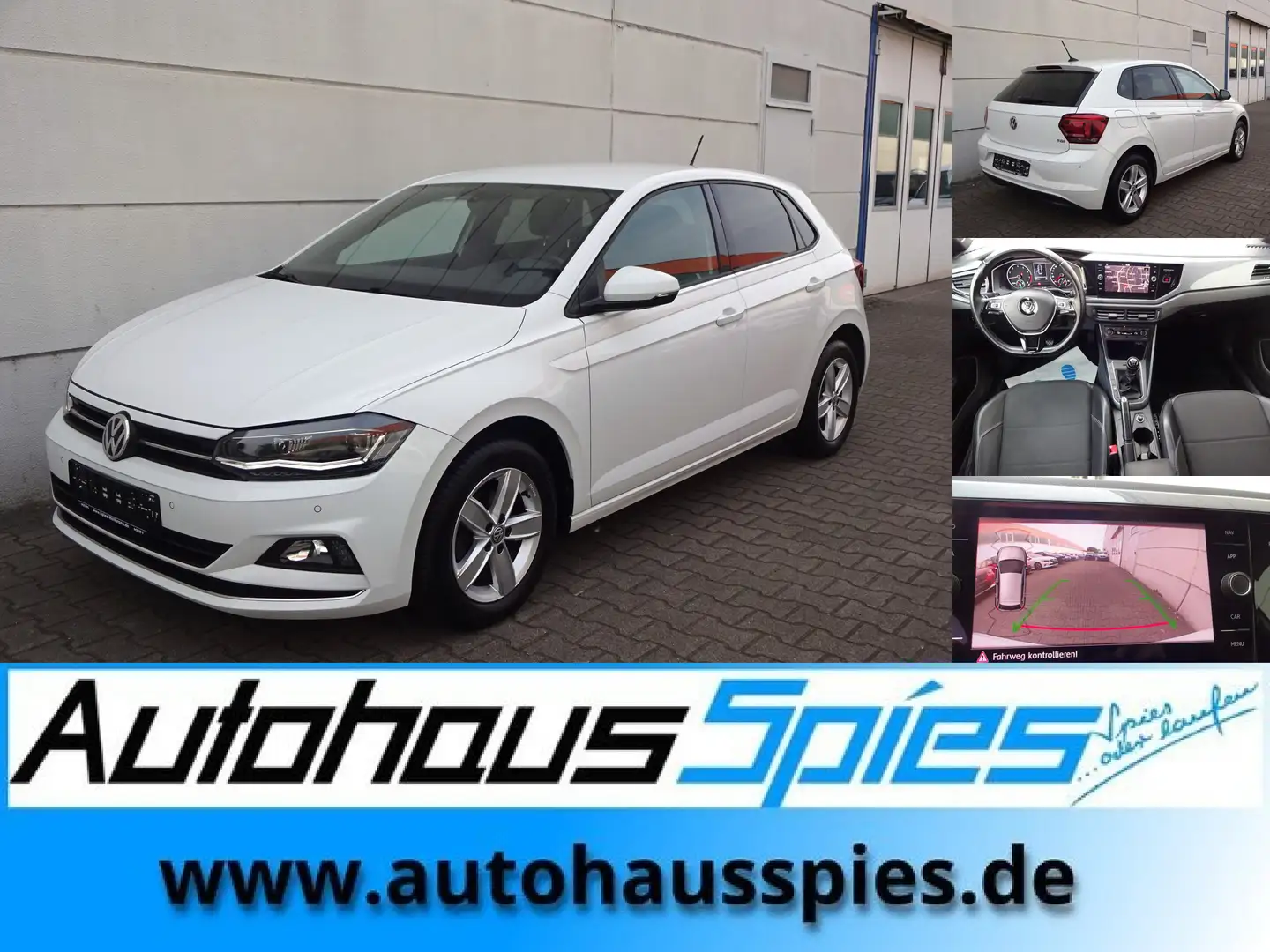 Volkswagen Polo 1.0 TGI BlueMotion Highline -ERDGAS CNG - RKam ACC Weiß - 1