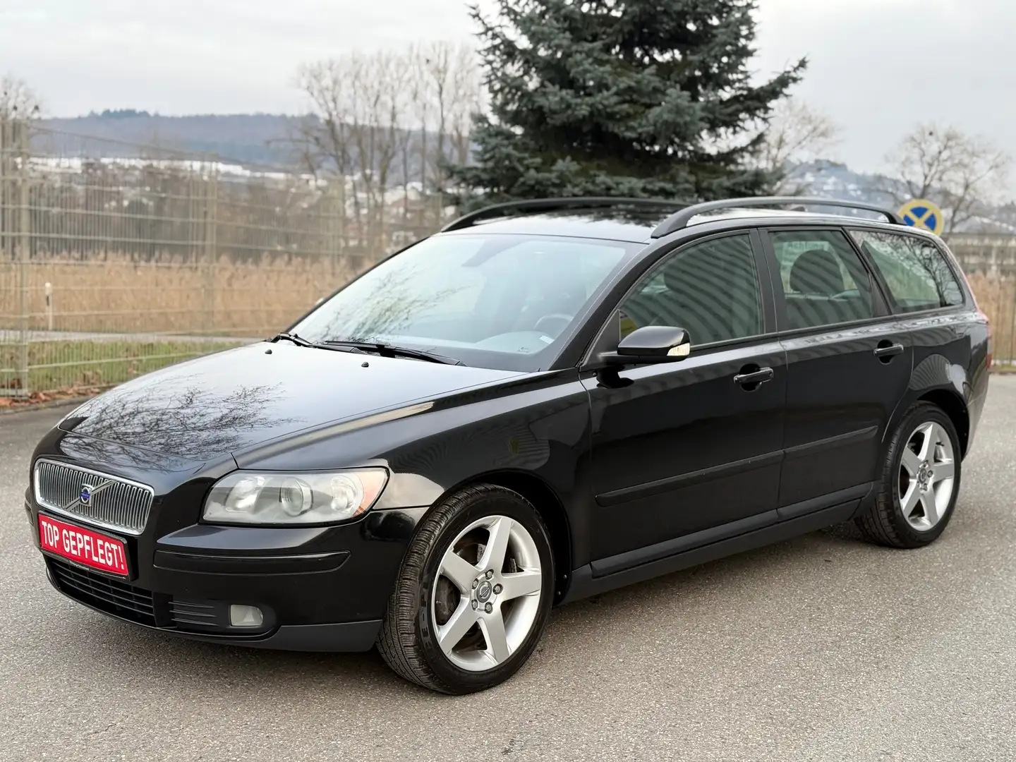 Volvo V50 TOP GEPFLEGT -Scheckheftgepflegt Schwarz - 2