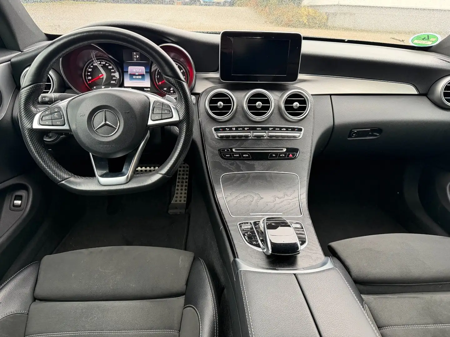 Mercedes-Benz C 200 Coupe C 200 AMG Leder Navi LED Schwarz - 2