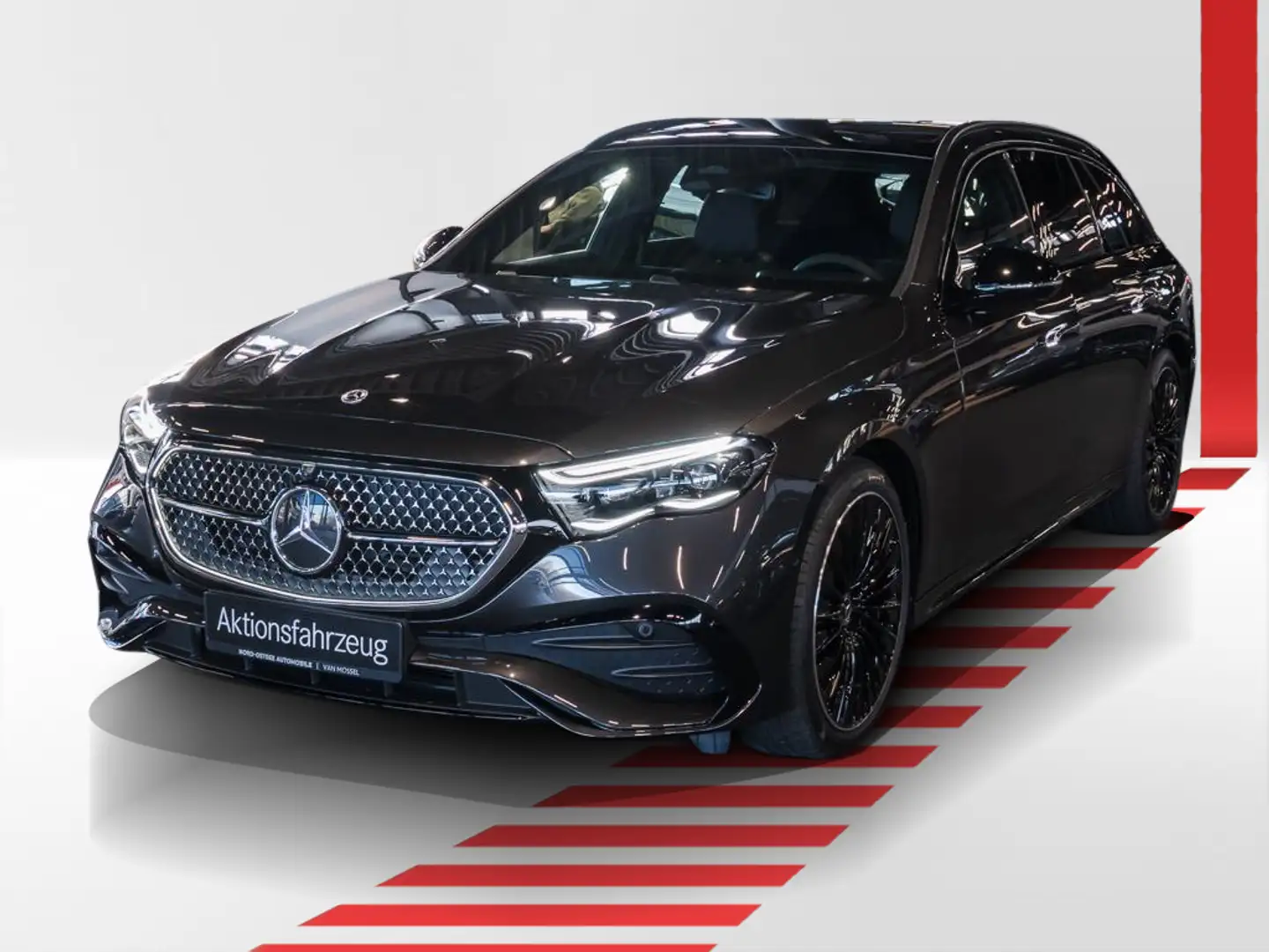 Mercedes-Benz E 450 d 4m T AMG NIGHT PANO AHK HUD SUPERSCREEN Gris - 1