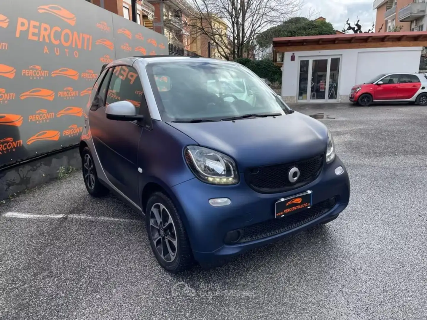 smart forTwo 90 0.9 Turbo Twinamic Cabrio Passion Blu/Azzurro - 1