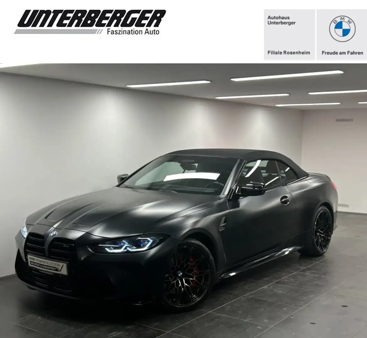 BMW M4 Competition M xDrive Cabrio Harman/Kardon DAB Lase Schwarz - 1