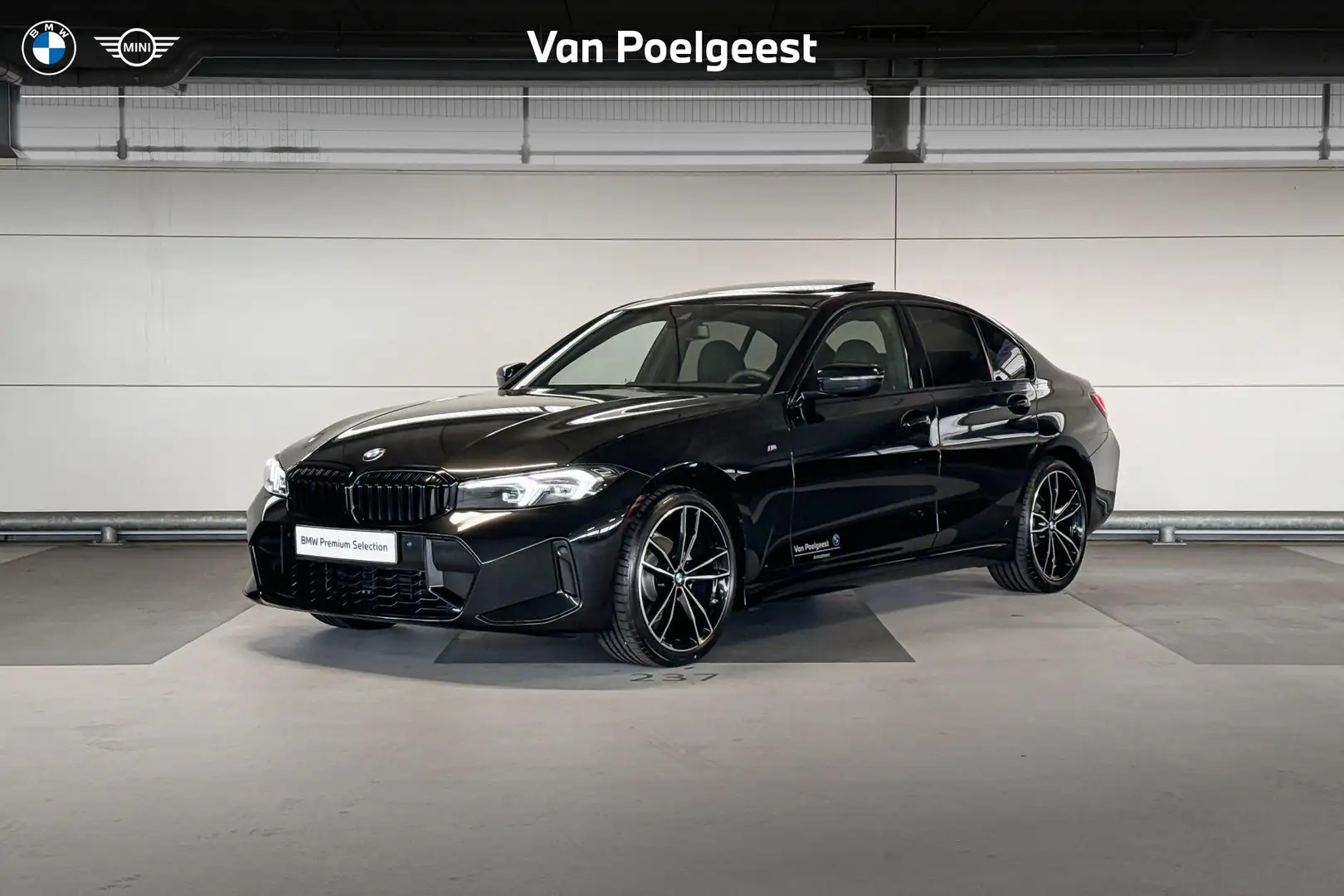 BMW 318 3 Serie Sedan 318i | M Sportpakket | Elektrisch be Zwart - 1