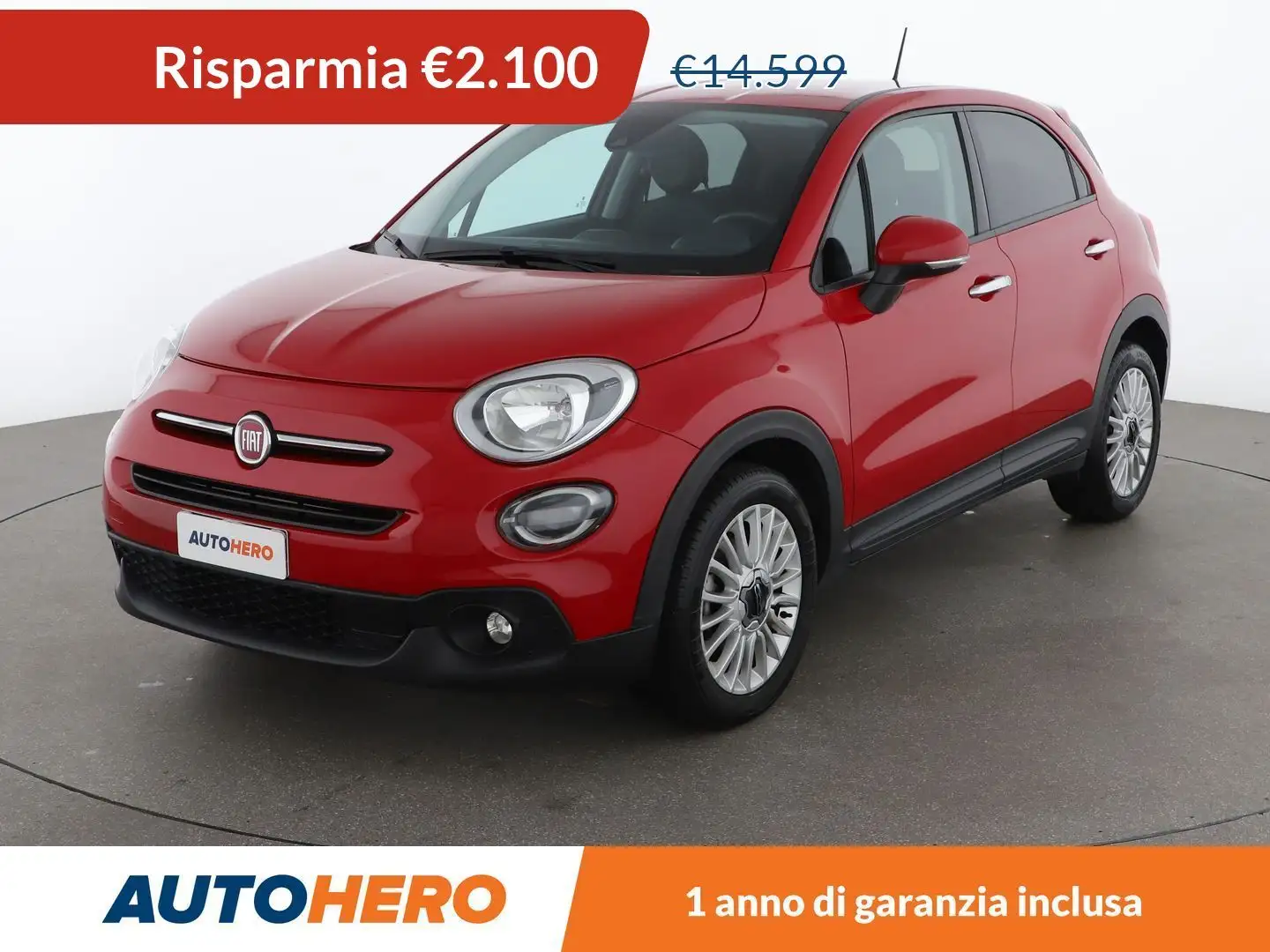 Fiat 500X 1.0 Turbo Connect 120 CV Rosso - 1