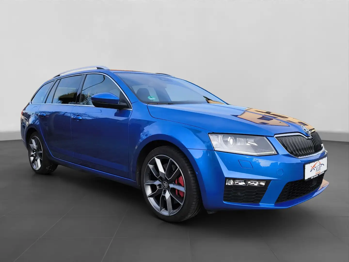 Skoda Octavia RS *Xenon*ACC*Keyless*Navi*SHZ*PDC*1.Hand*Garantie Blauw - 1