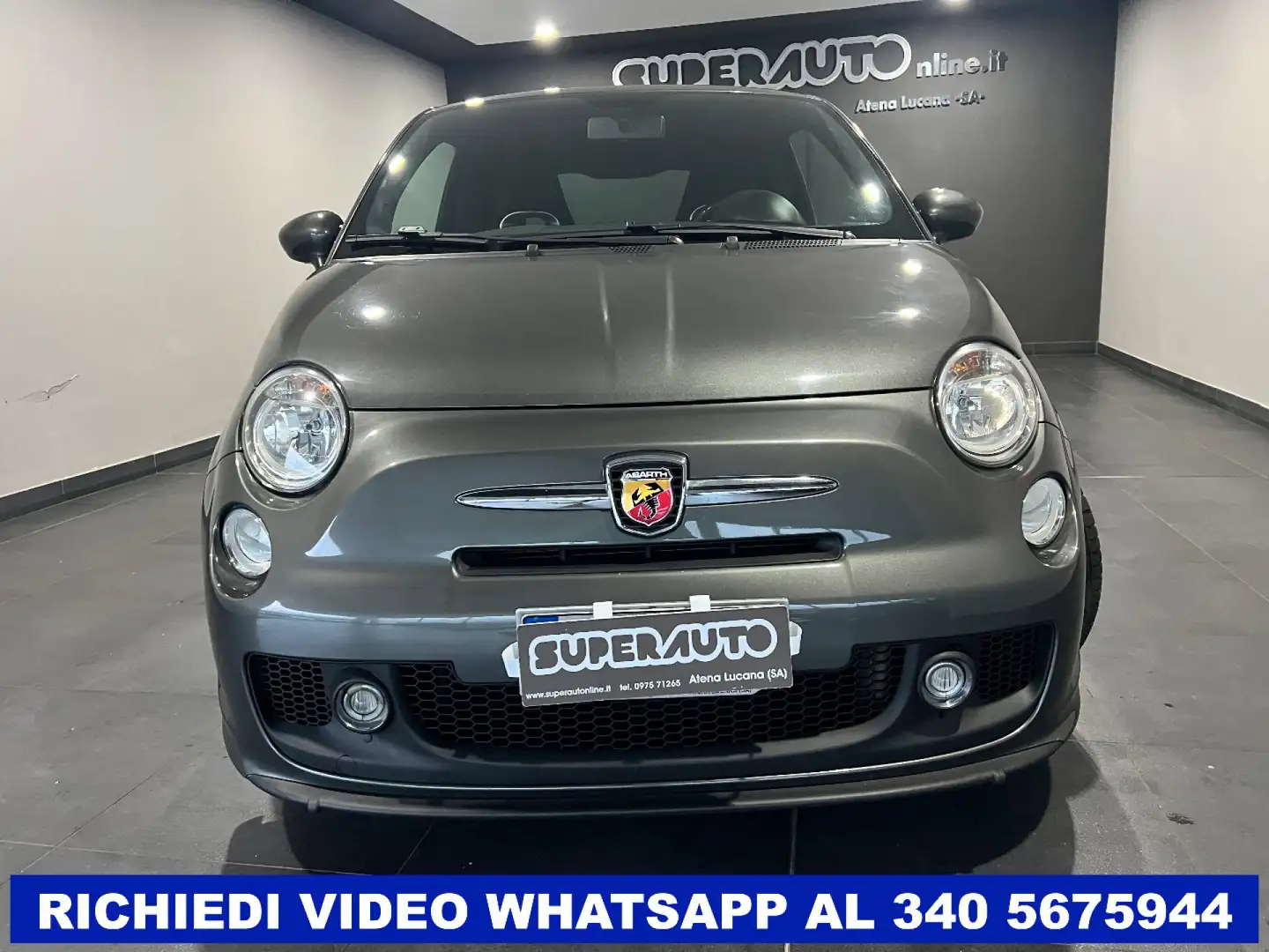 Fiat 500 Abarth 1.4 Turbo T-Jet 160 CV Essesse a libretto Сірий - 2