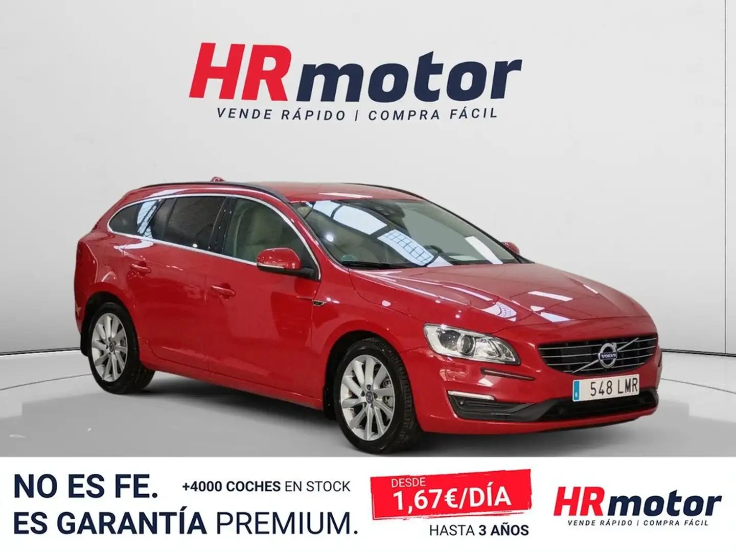 Volvo V60 D4 Momentum 190 Rojo - 1