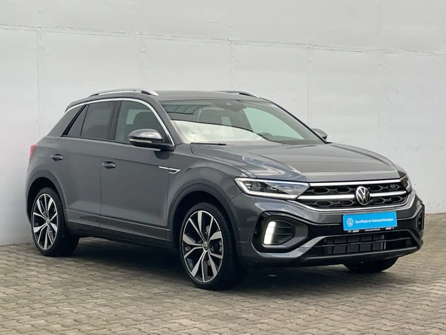 Volkswagen T-Roc 2.0 TSI DSG R-Line 4Motion AHK/Kamera/IQ.Light Grijs - 2