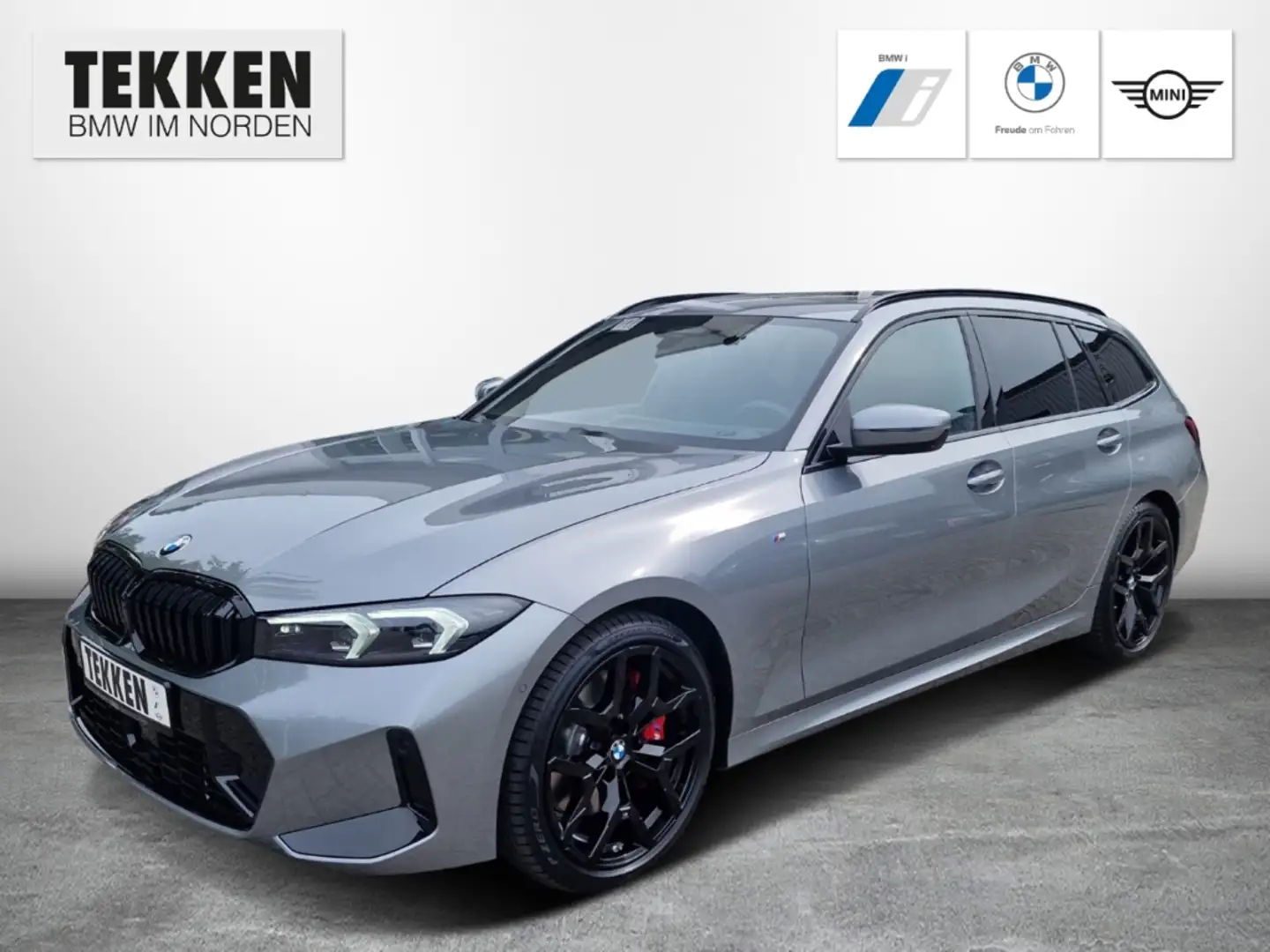 BMW 320 d Touring M Sport Pro AHK/ACC/Panorama/HarmanKardo Grijs - 1