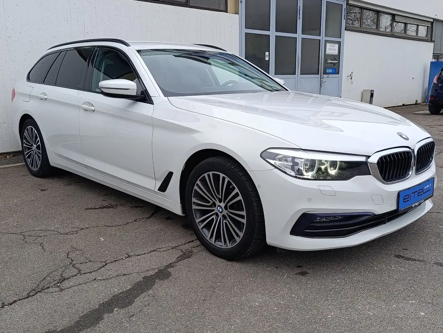 BMW 520 d Touring Sport Line Leder LED Navi Kamera Bianco - 2