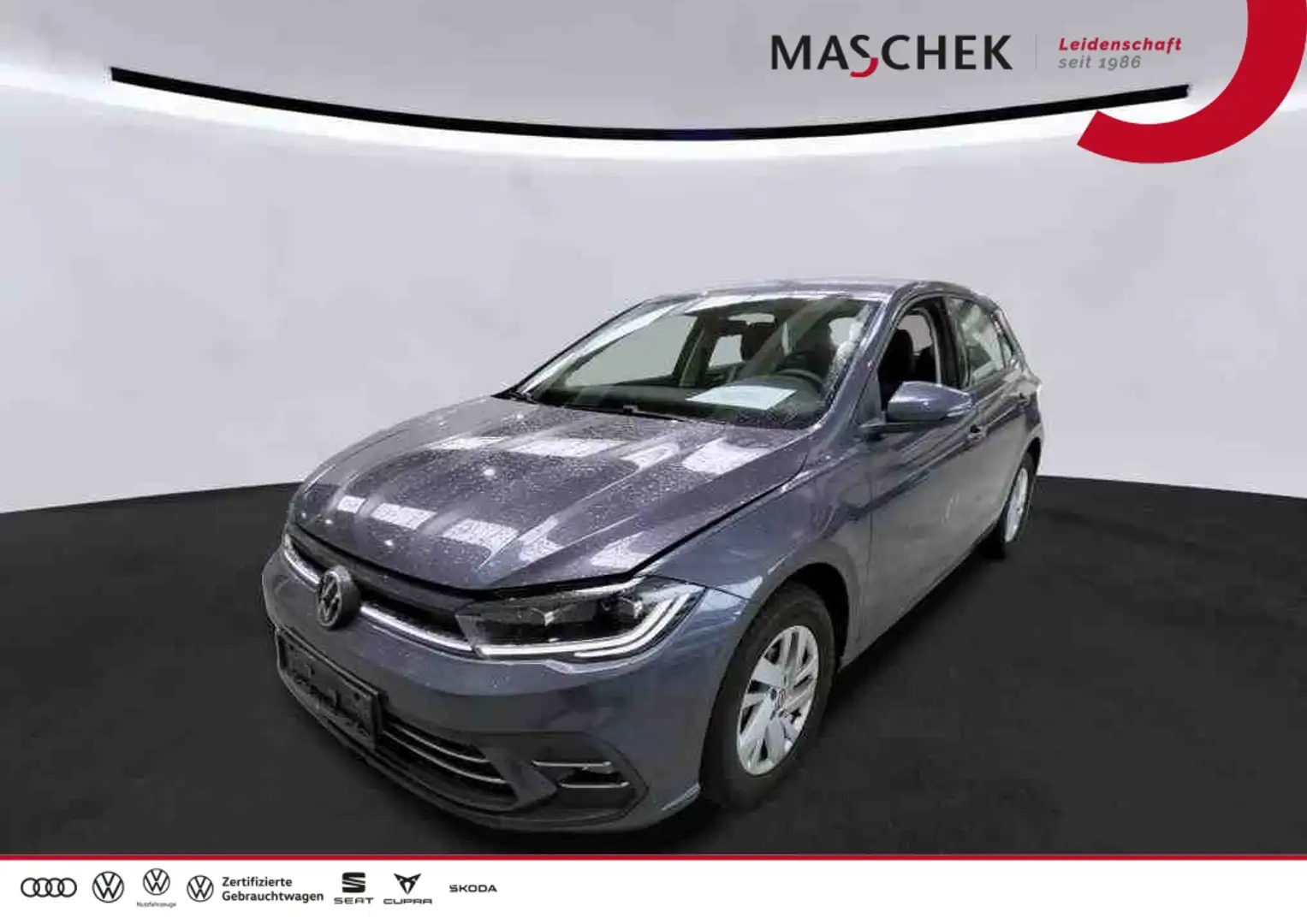 Volkswagen Polo Style 1.0 TSI DSG ACC LED Carplay Ambienteb. AUT L Grau - 1