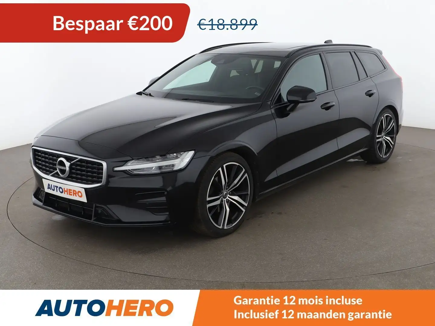 Volvo V60 2.0 D3 R-Design Černá - 1