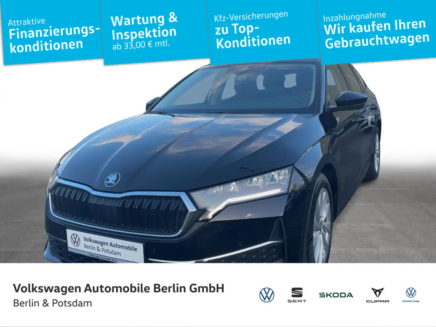 Skoda Octavia Combi 1.5TSI DSG Selection NAVI PDC LED Schwarz - 1