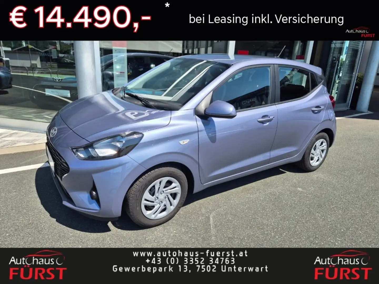 Hyundai i10 GO 1,0 MT a5bg1 Blau - 1