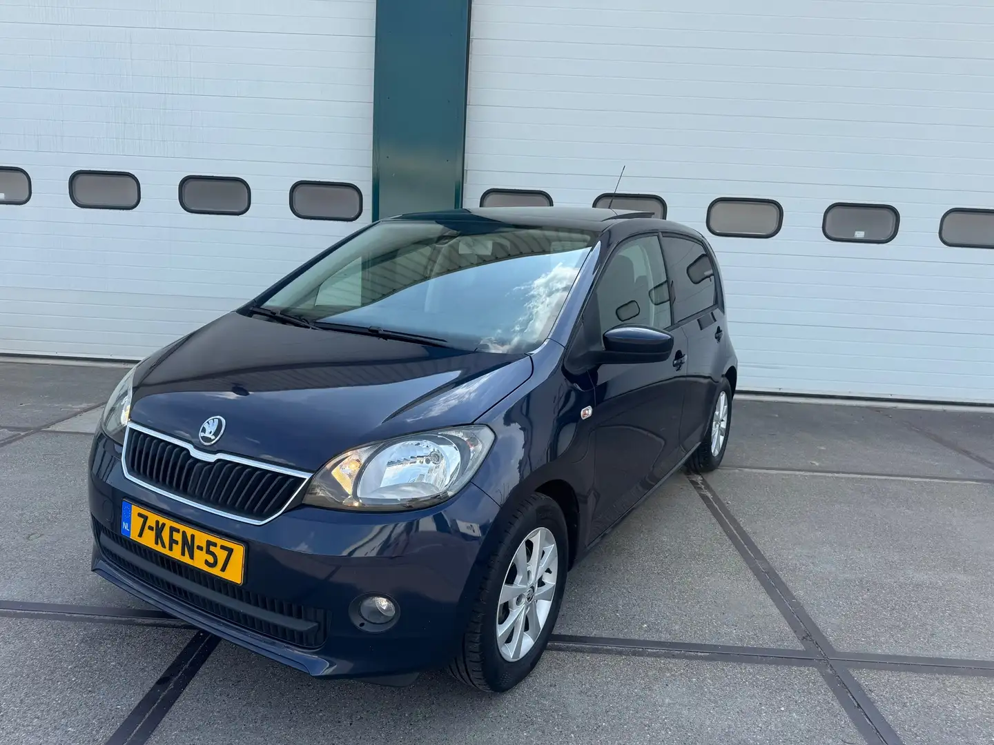 Skoda Citigo 1.0 Greentech Arctic Air Panoramadak ! Bleu - 1