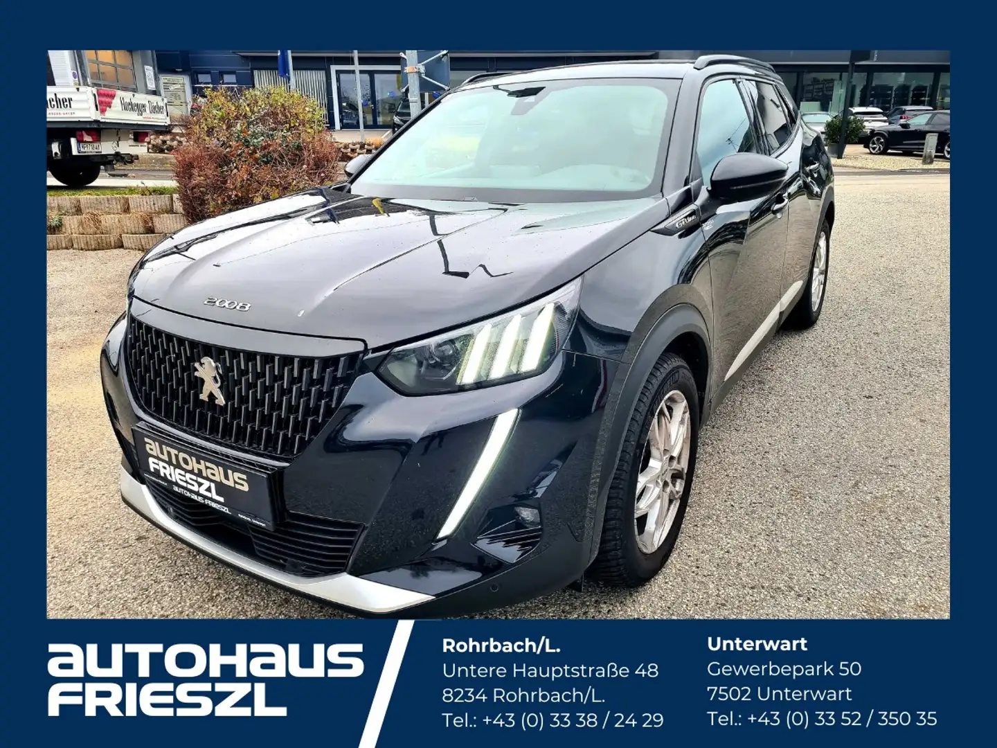 Peugeot 2008 BlueHDi 130 S&S GT Line EAT8 Schwarz - 1