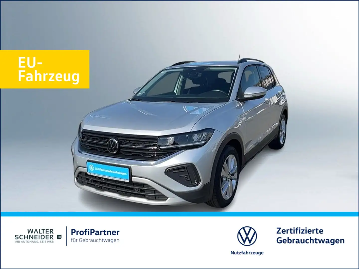 Volkswagen T-Cross 1.0 TSI Life LED App-Connect Silber - 1