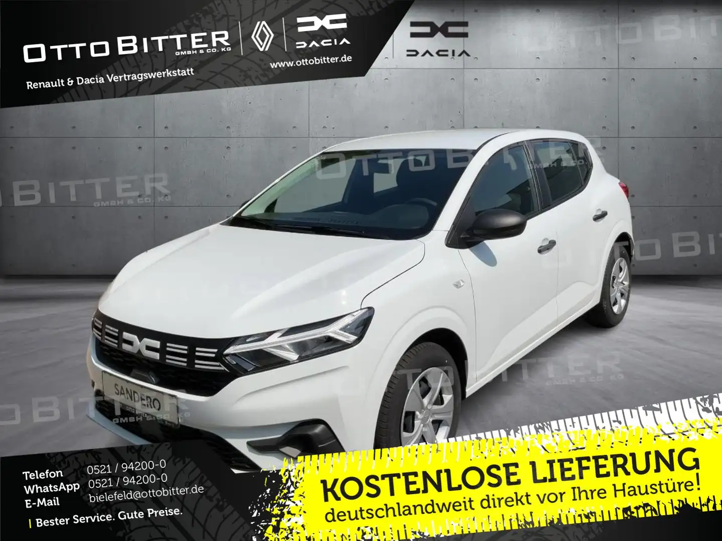 Dacia Sandero TCe 100 ECO-G LPG/KLIMA +AUTOGAS+ Beyaz - 1