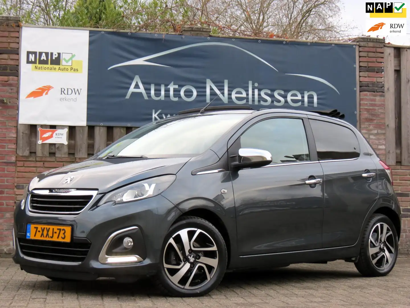 Peugeot 108 1.0 e-VTi Allure TOP! CABRIO | GROOT SCHERM | AIRC Gris - 1