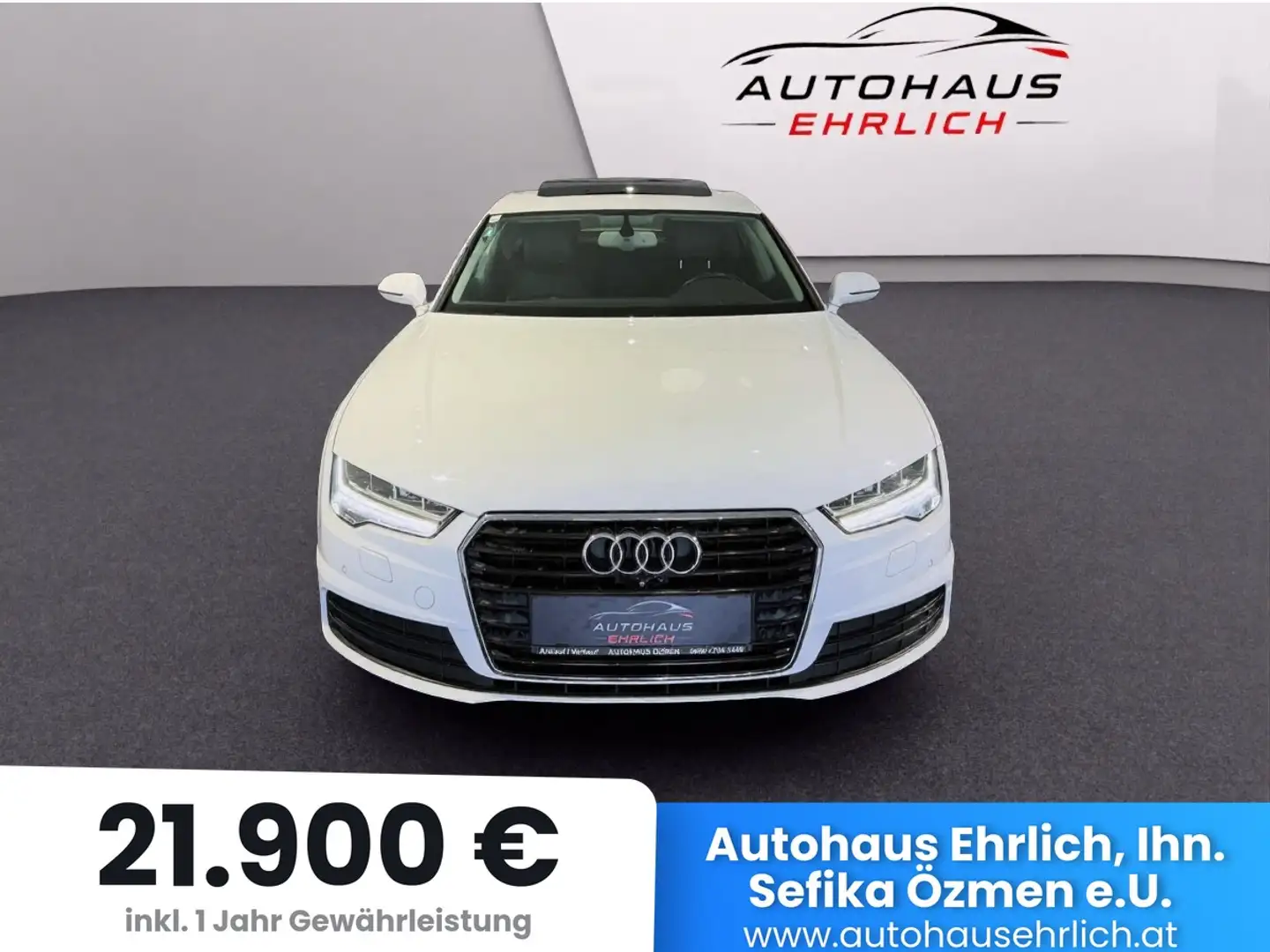 Audi A7 Sportback 3.0 V6 TDI ultra Weiß - 2