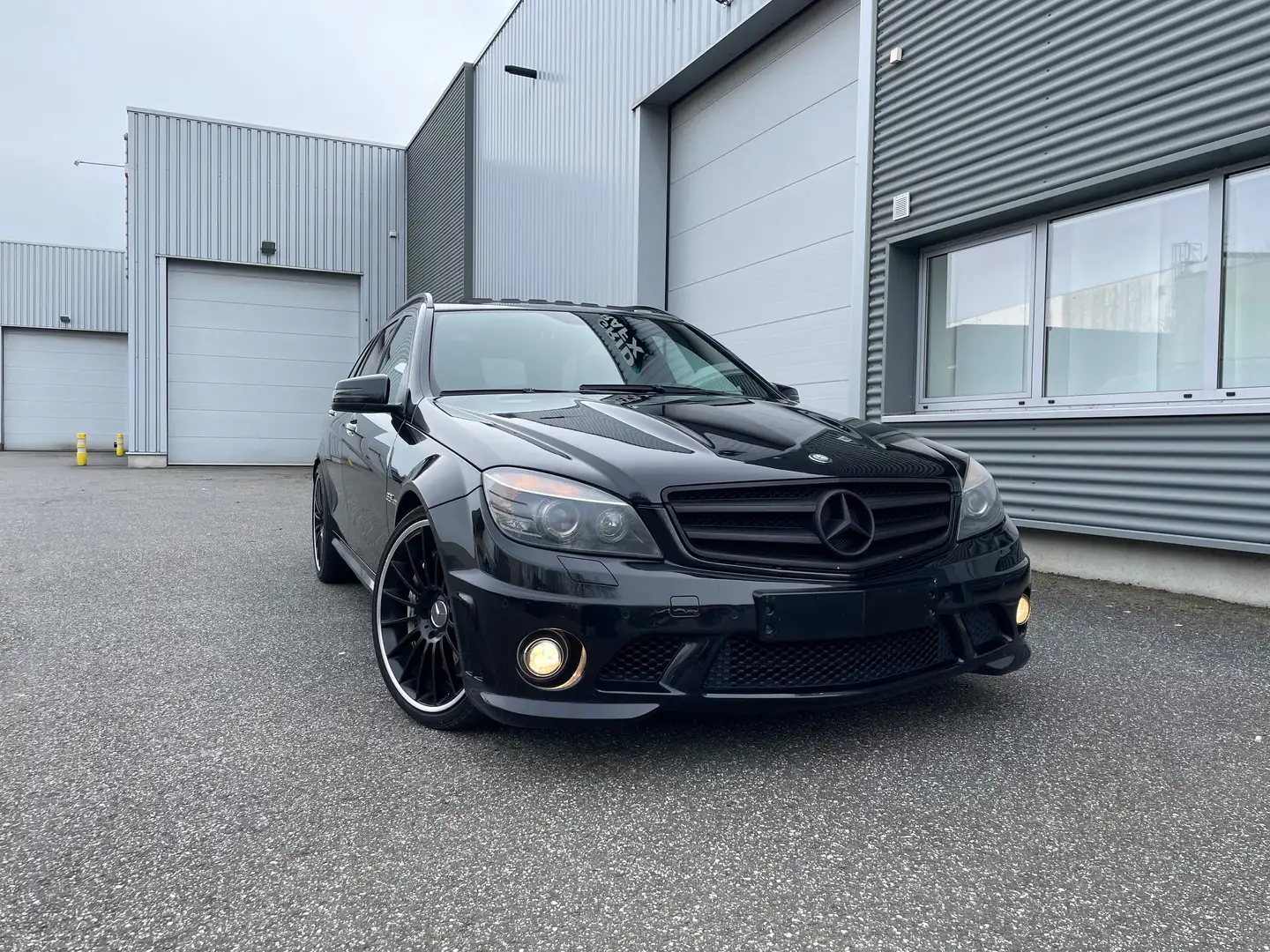 Mercedes-Benz C 63 AMG *LICHTE VRACHT*OPEN DAK*HARMAN*PERFECTE STAAT* Negro - 1