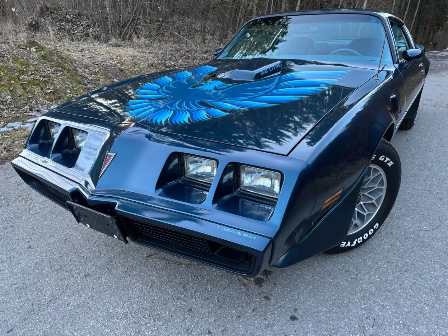 Pontiac Trans Am 6,6 orig.28tmls,Erstlack!Liebhaberfzg! Blau - 1