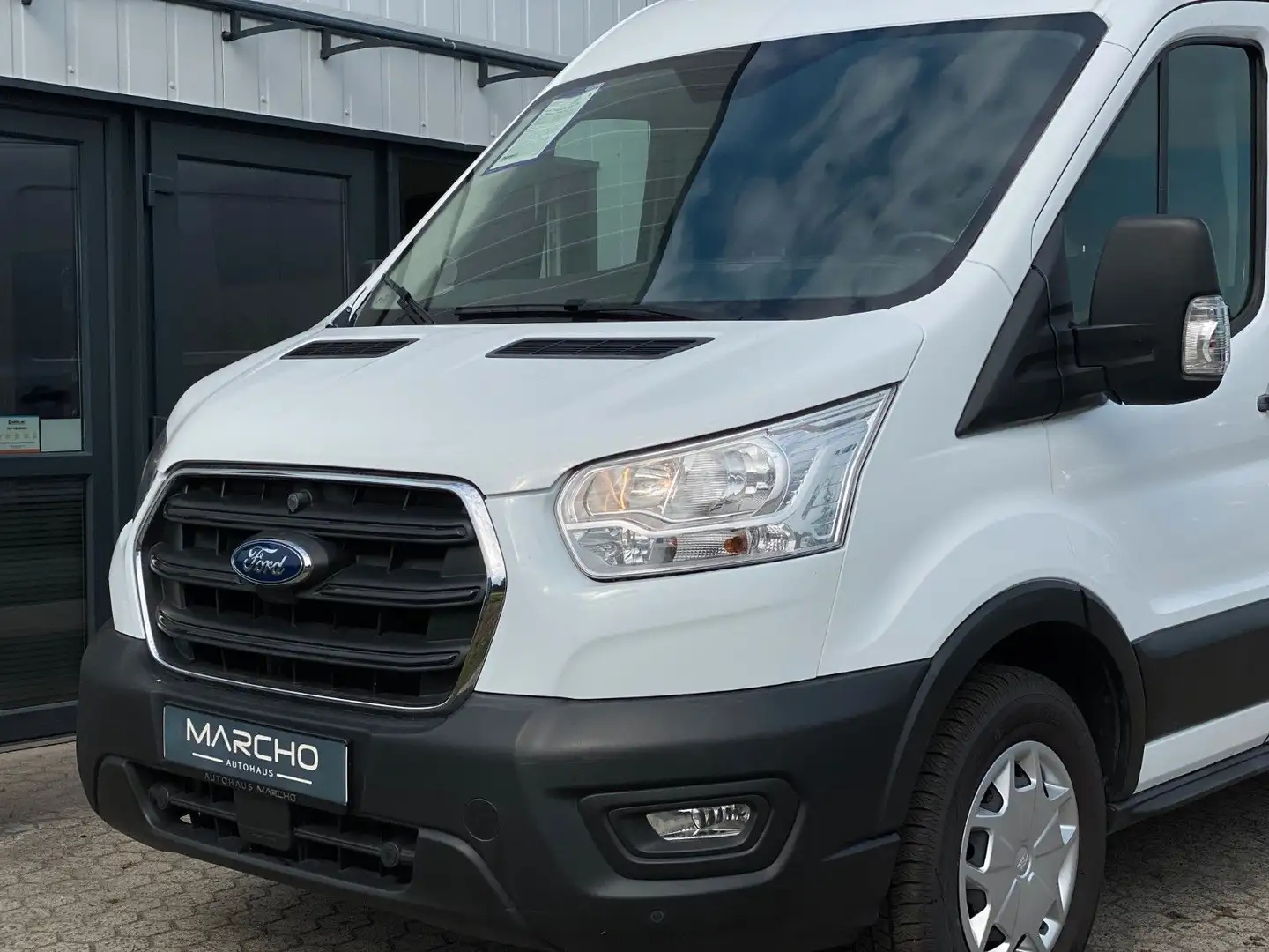 Ford Transit Kasten 350 L3 Trend*1.Hand*Klima*HU Neu* Wit - 2