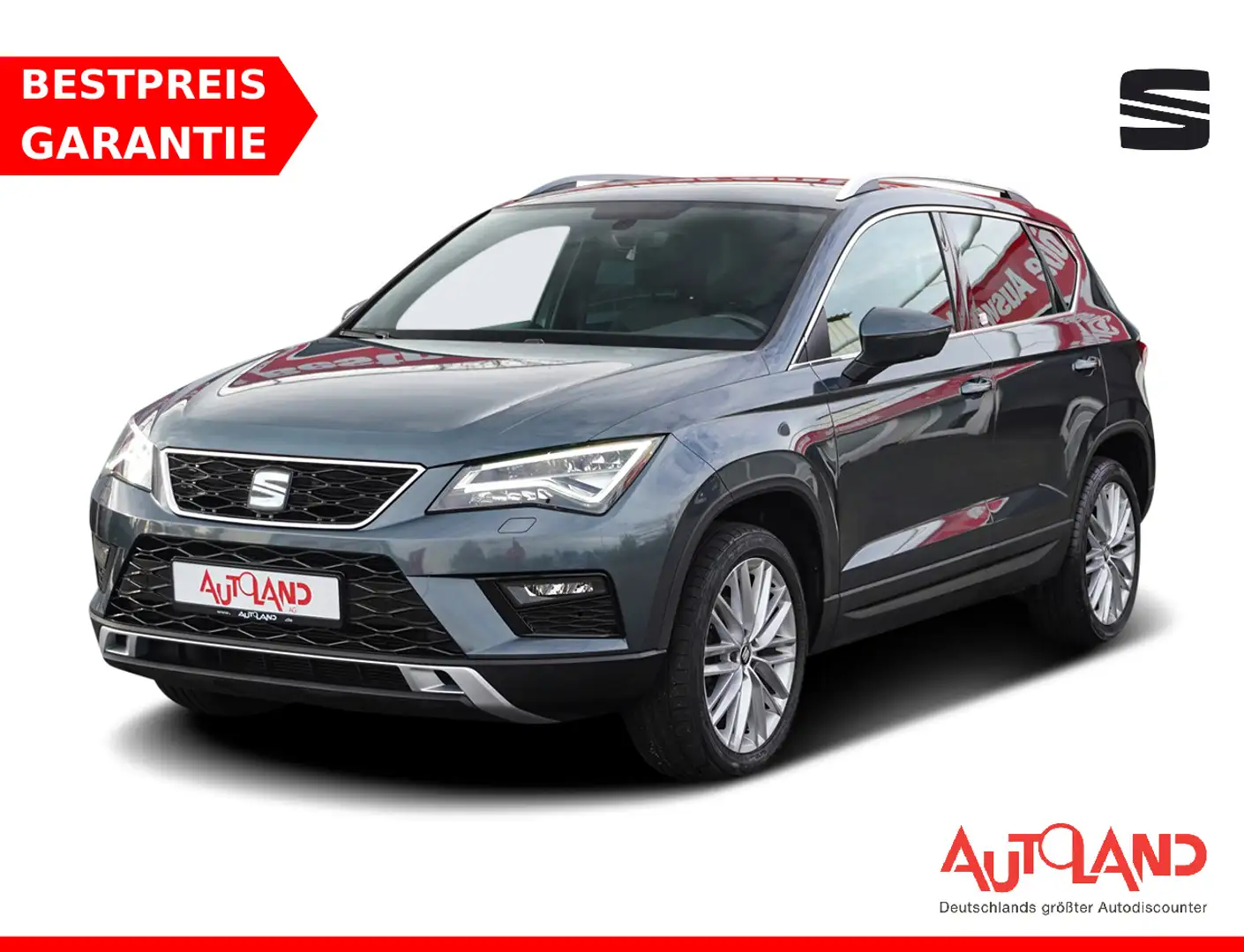 SEAT Ateca 1.5 TSI Xcellence LED Navi AHK Kamera Gris - 1