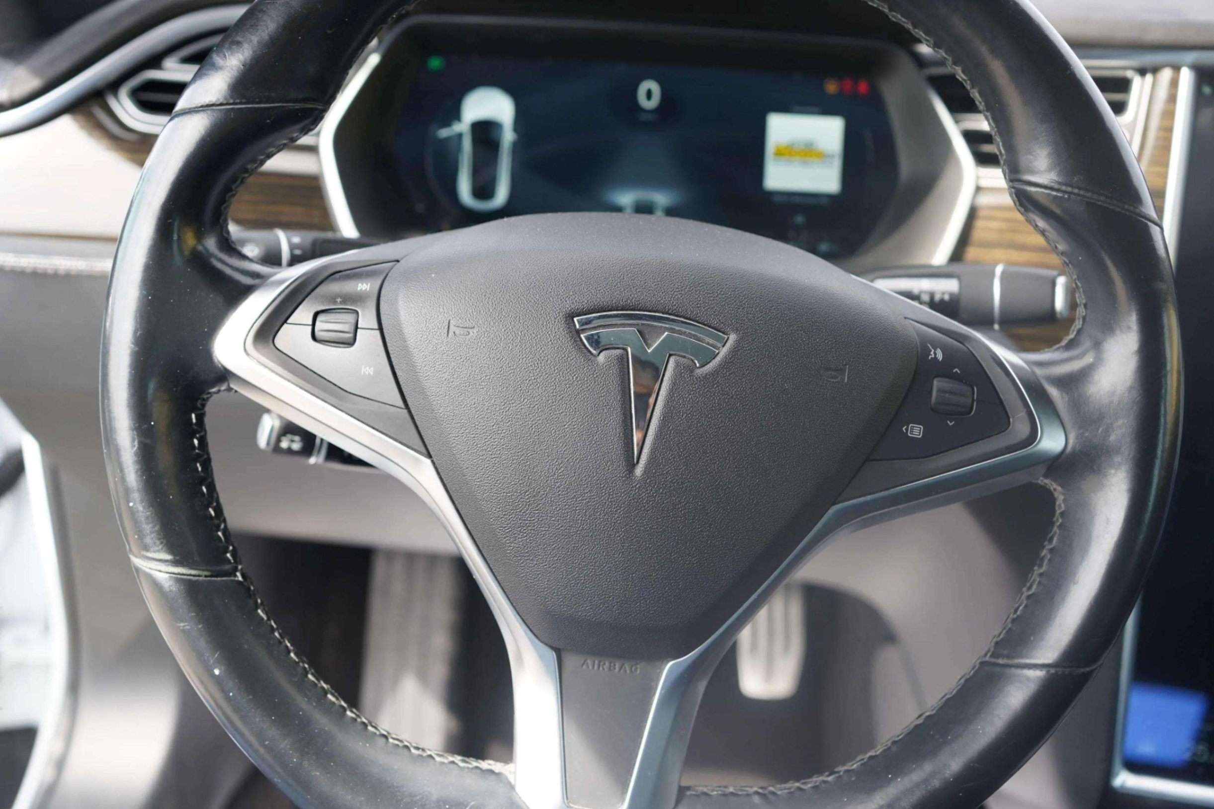 2014 Tesla Model S P85D|17-Inch Display|Panoramic Glass Roof|Rearview thumb 18