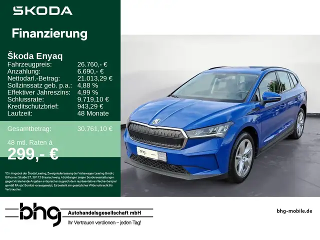 Skoda Enyaq 50 i.V Navi connect Kamera LED GRA Teilled
