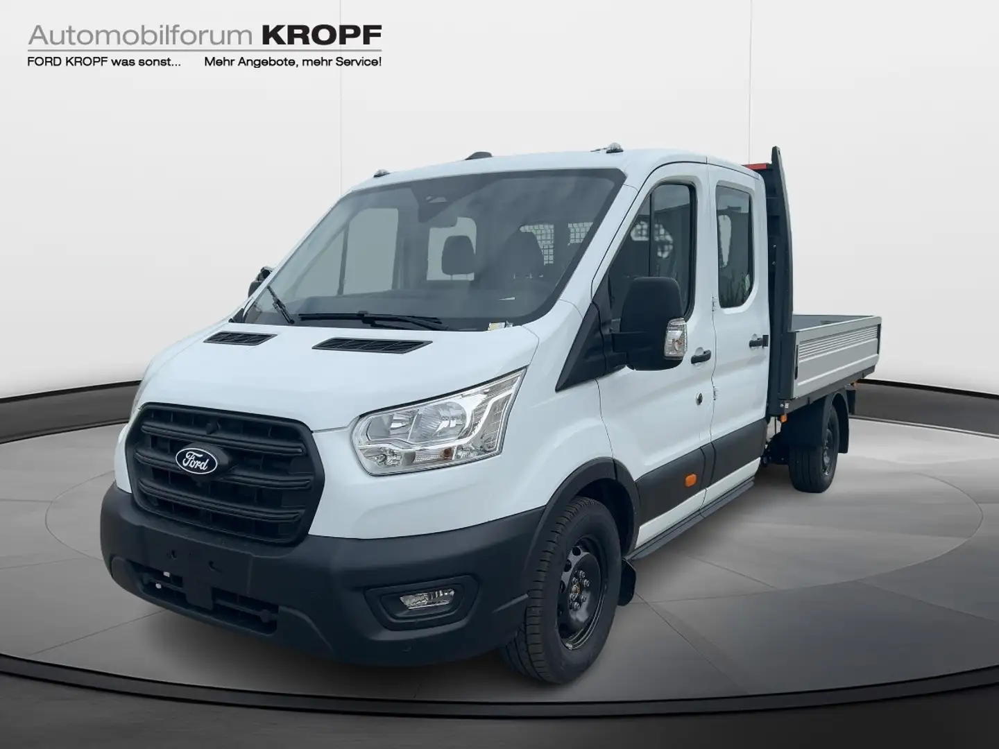 Ford Transit Pritsche 2.0 EcoB.350L3DK Trend PDC SPURH Wit - 2