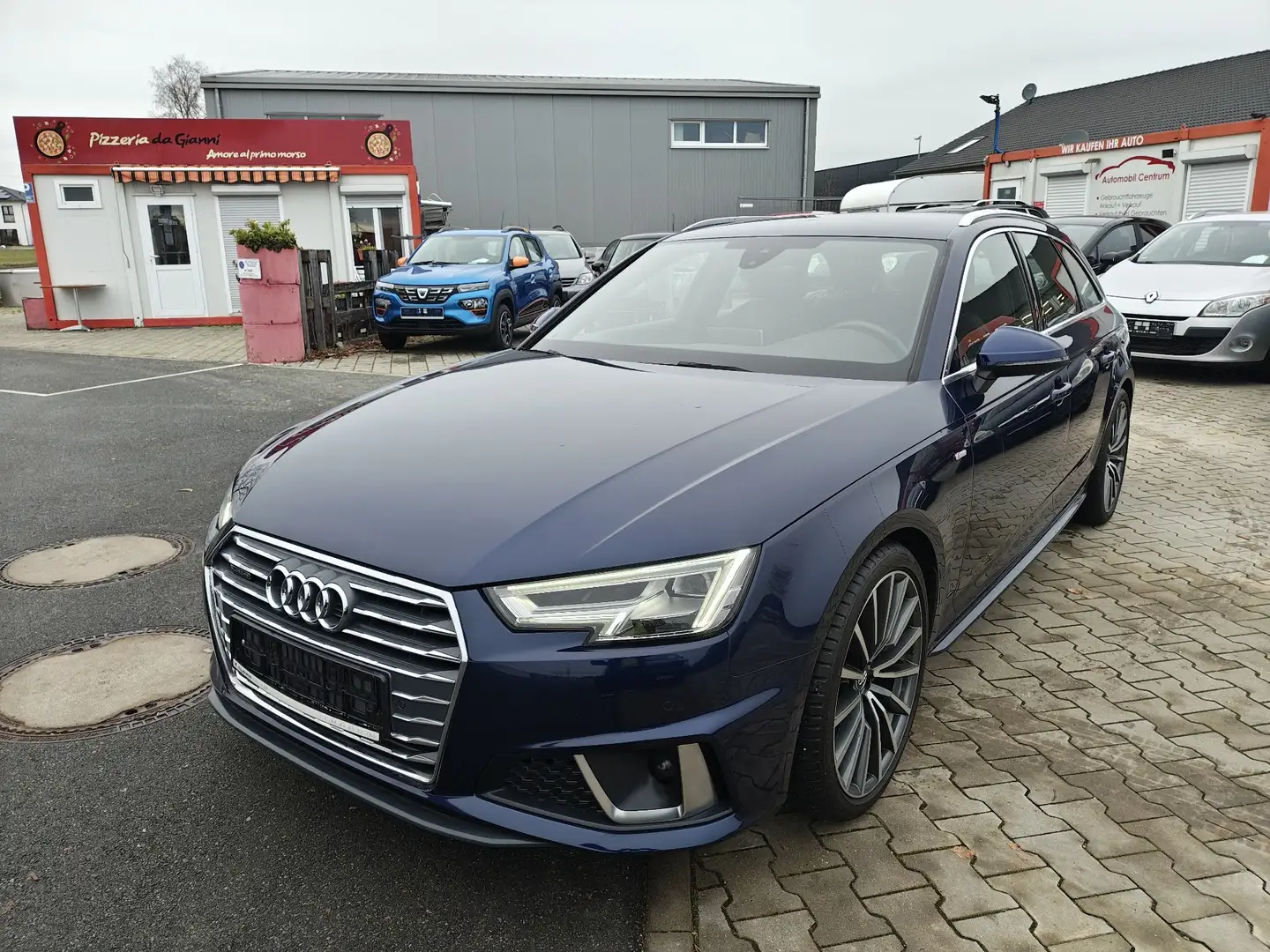 Audi A4 45 TFSI quattro sport S Line Bleu - 1