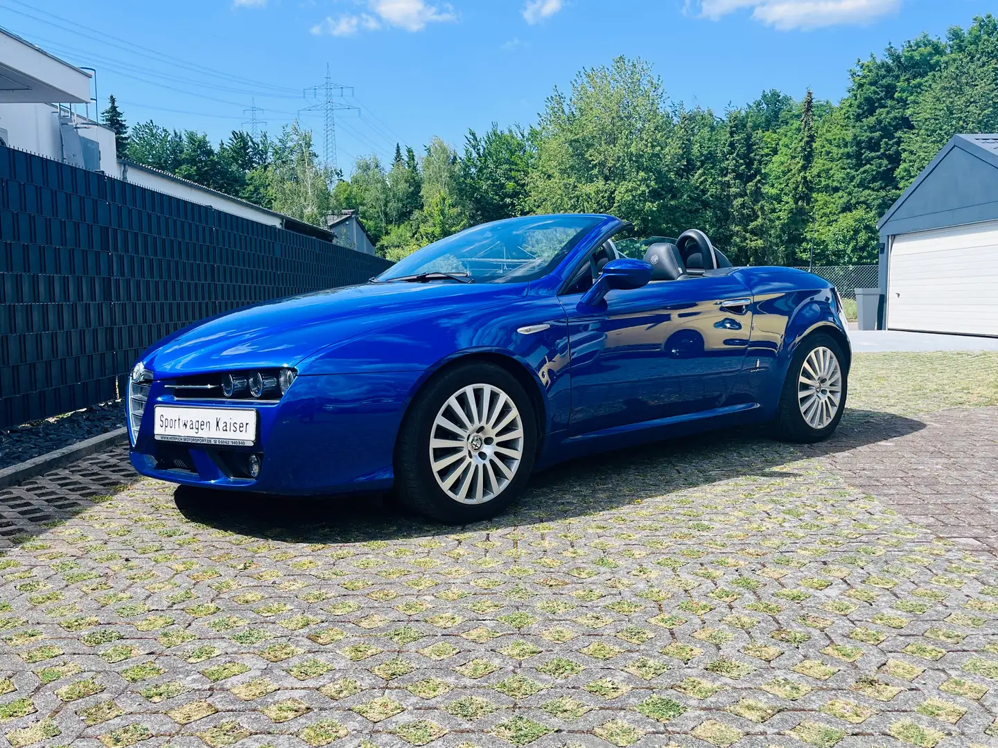 Alfa Romeo Spider 2.2 JTS 16V Exclusive*Traumzustand*1.Hand*wenig KM Kék - 1