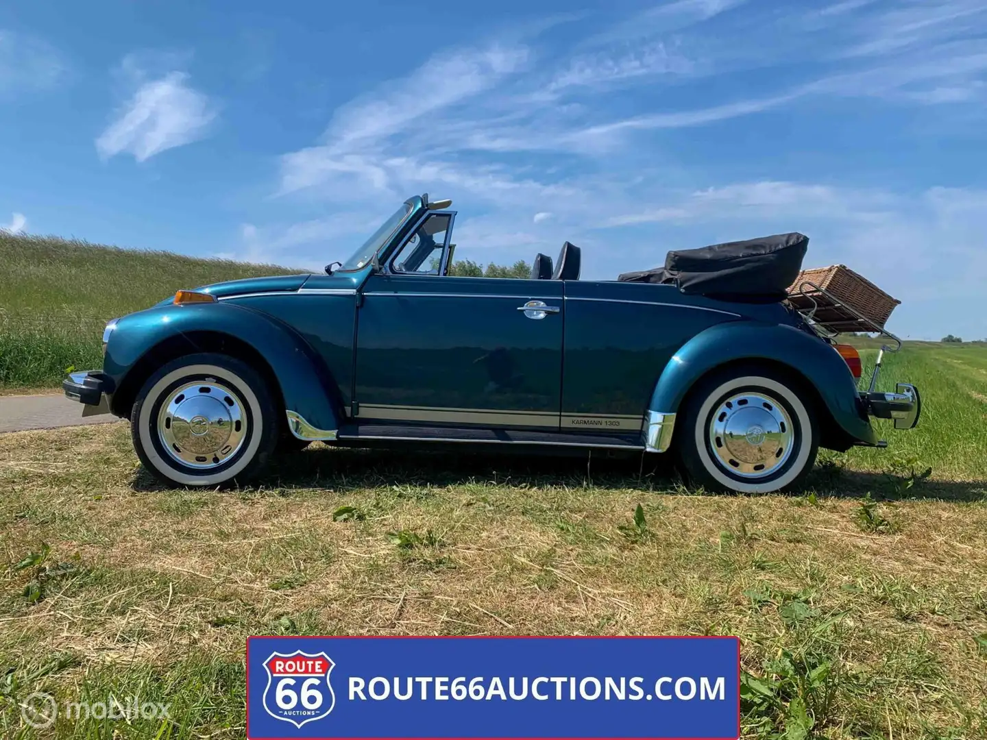 Volkswagen Beetle Cabriolet 1974 | Route 66 auctions Blauw - 2
