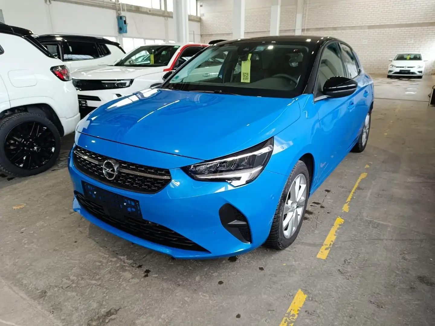 Opel Corsa 1,2 Elegan. NAV+LED+TEMP+VIRTU+PDC/V/H+TOT Blau - 2