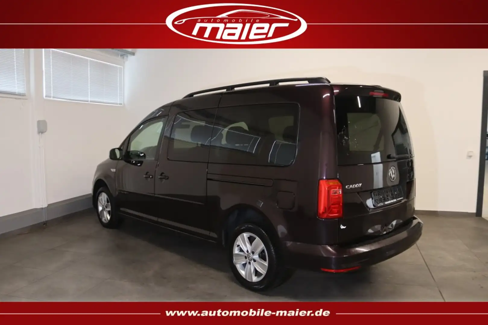 Volkswagen Caddy Maxi 2.0 TDI DSG-7Sitz-Klimaa.-ACC-SHZ-NAV Czerwony - 2