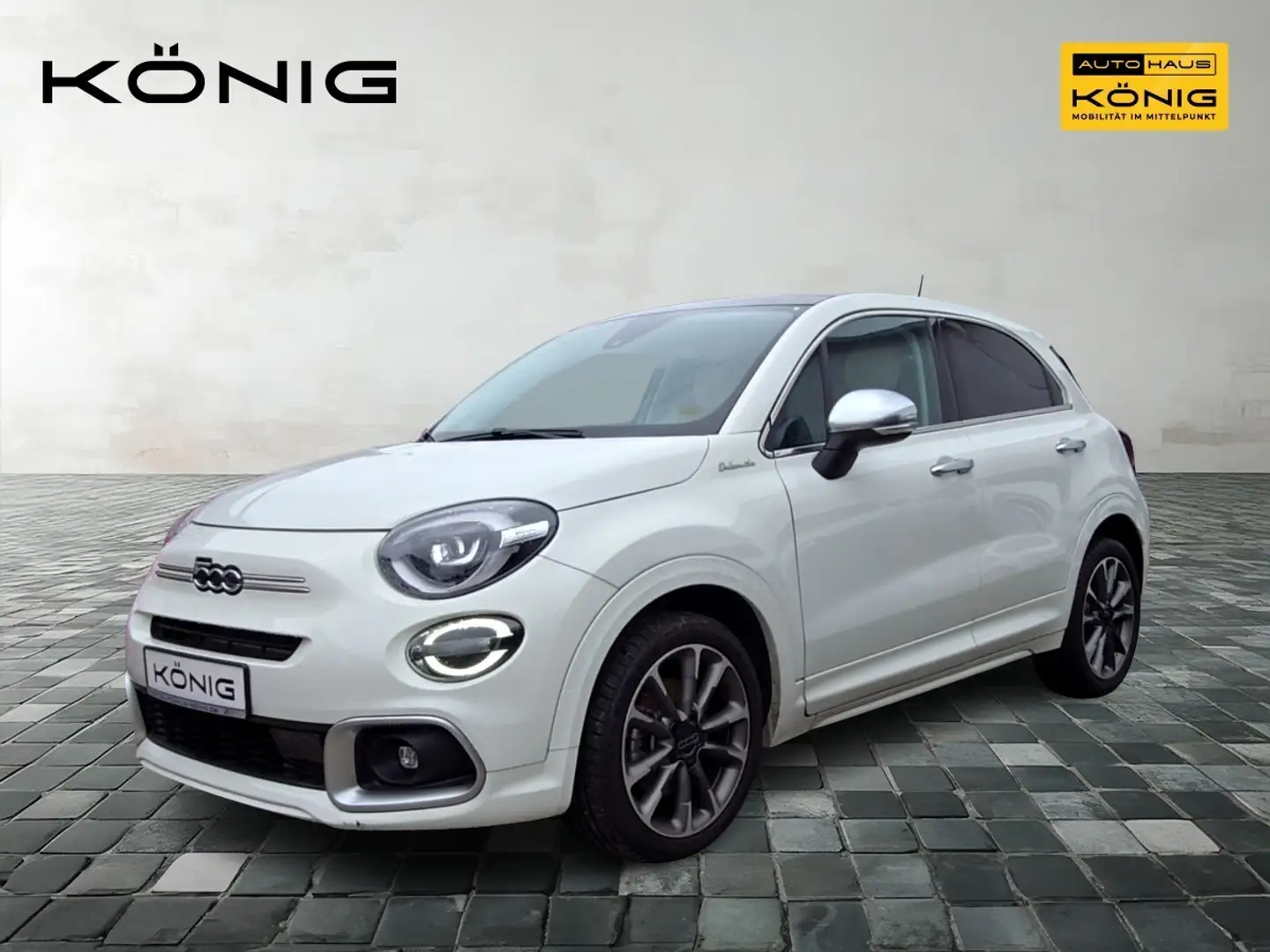 Fiat 500X Più Dolcevita Klima PDC Carplay Weiß - 1