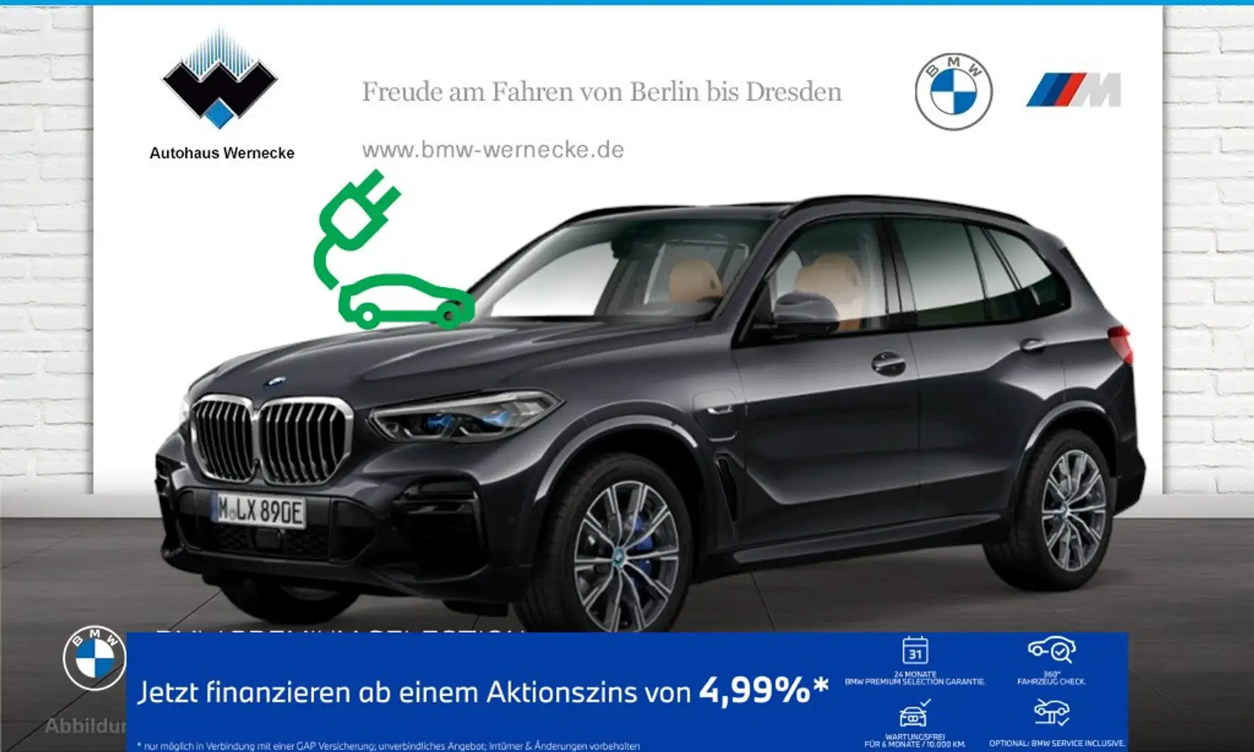 BMW X5 xDrive45e M Sportpaket Head-Up HK HiFi DAB Grau - 1