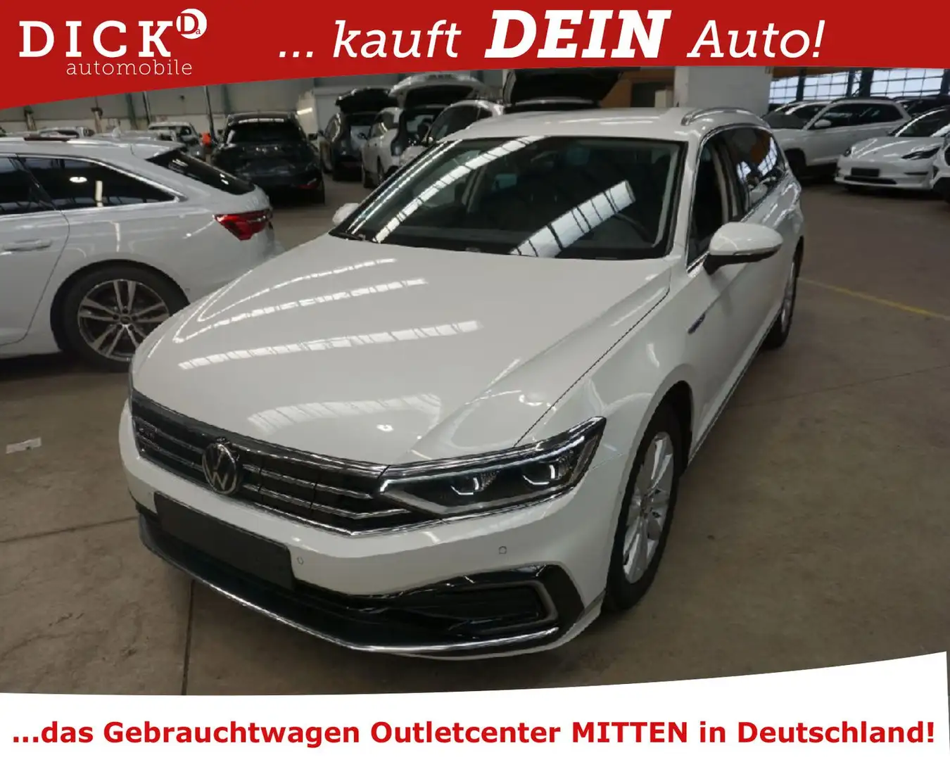 Volkswagen Passat Variant Passat V 1.4 TSI DSG LED+/NAVI+/VIRTU/ACC/HUD/8F Weiß - 1