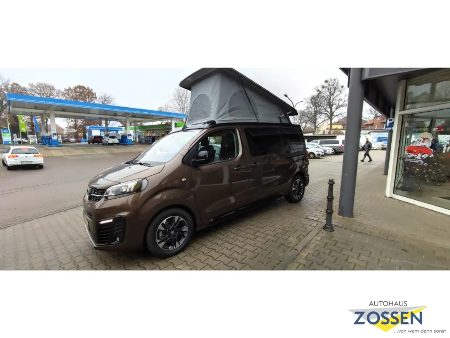 Opel Zafira Life CROSSCAMP FELX, Auflastung, Aufstelldach, Kühlbox, Hnědá - 1