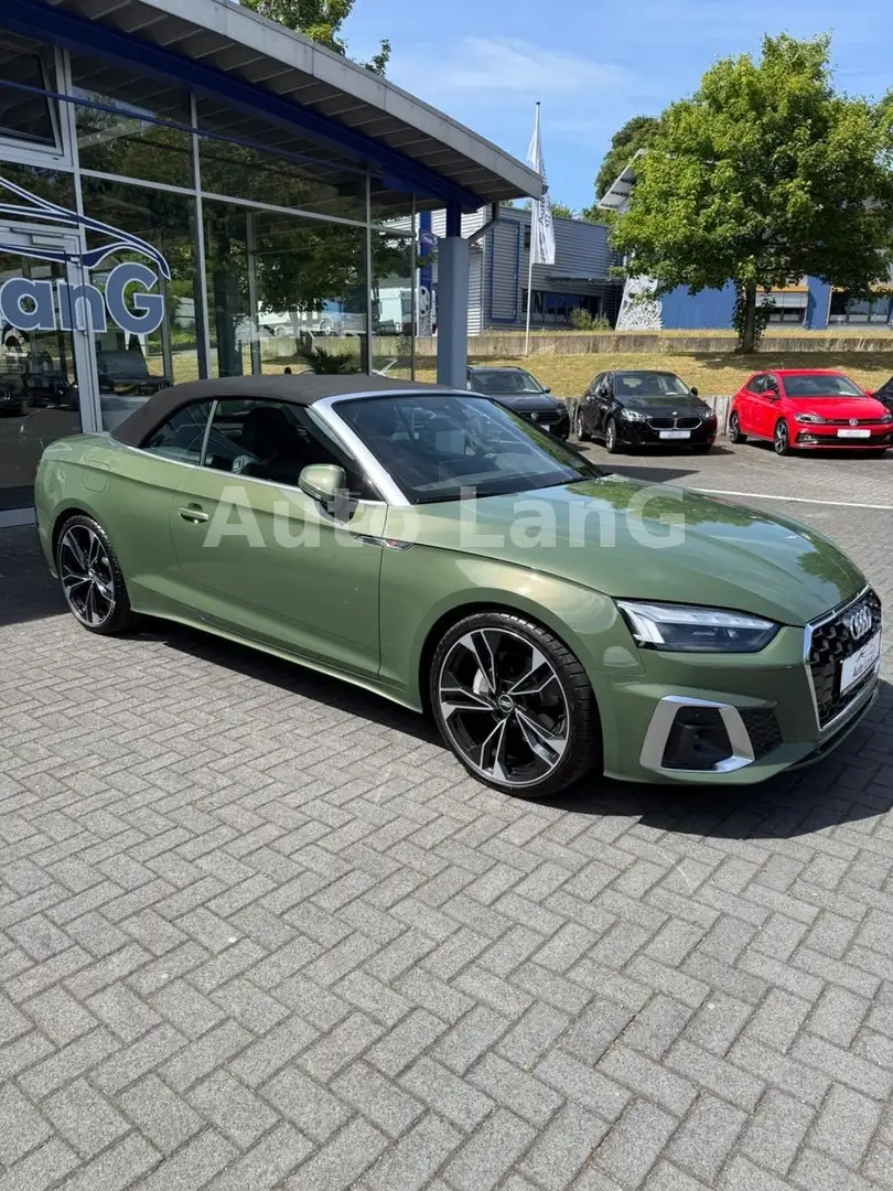 Audi A5 Cabrio 40 TFSI S-line S-tronic LED NAVI KAM. Verde - 1