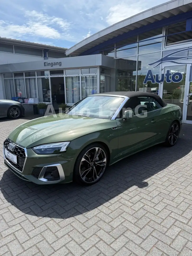 Audi A5 Cabrio 40 TFSI S-line S-tronic LED NAVI KAM. Verde - 2
