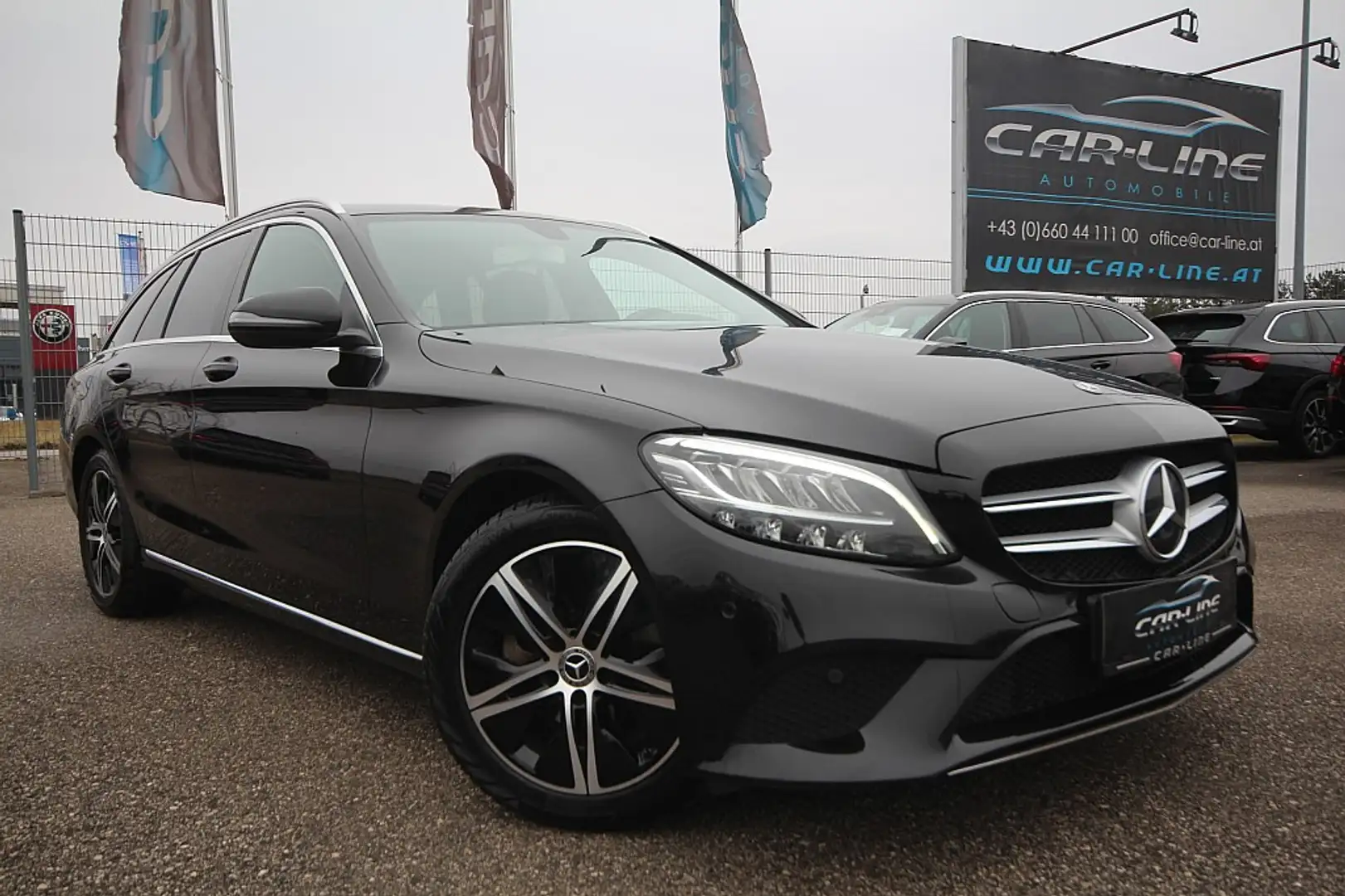 Mercedes-Benz C 180 d T Avantgarde Aut. |LED |Navi |AHK |Rückfahrka... Noir - 1