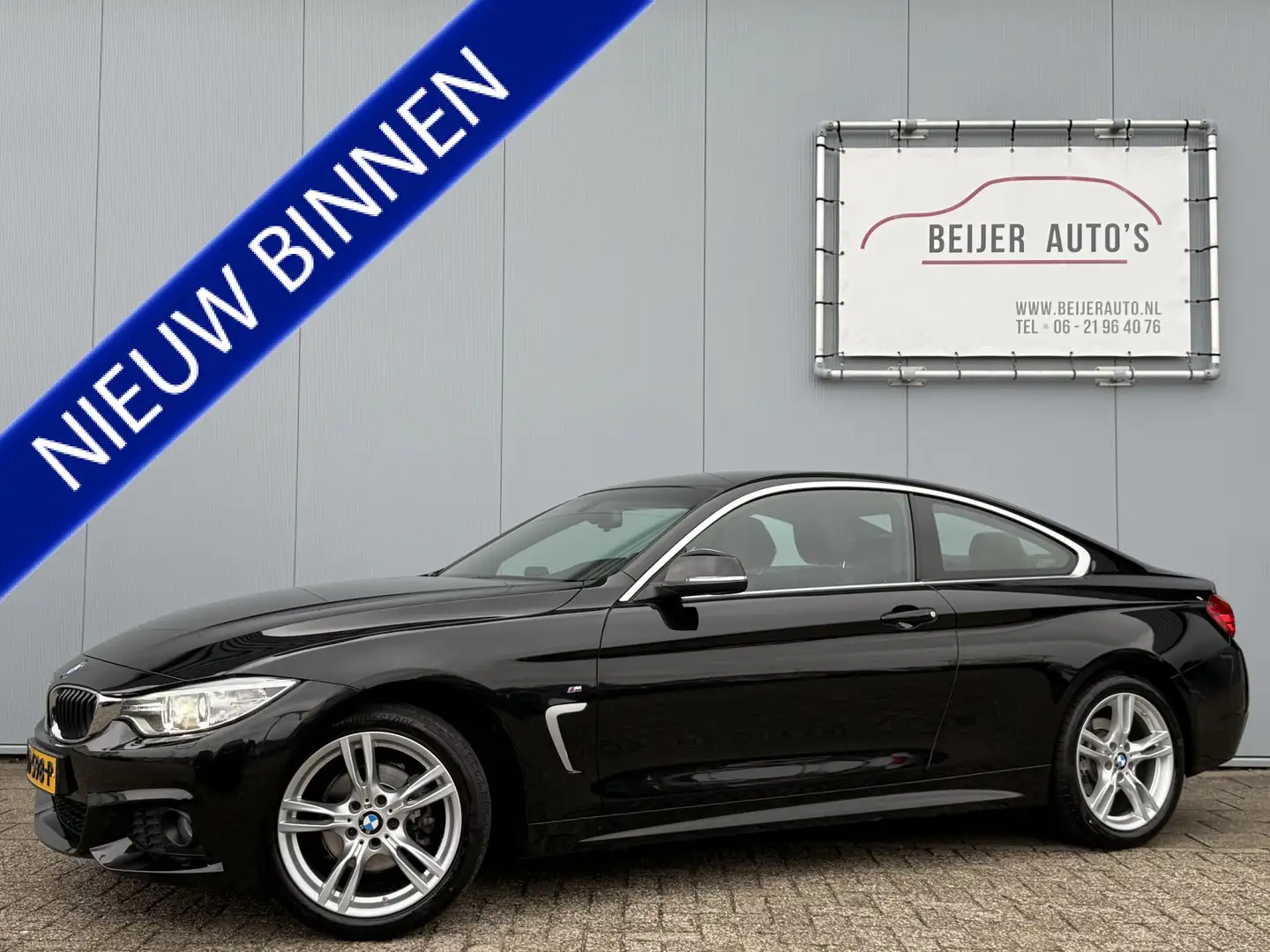 BMW 420 4-serie Coupé 420i xDrive Business Automaat Naviga Zwart - 1