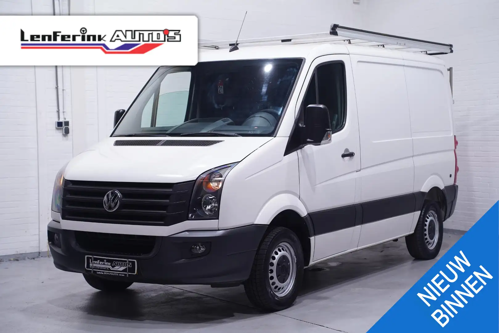 Volkswagen Crafter 2.0 TDI 110 pk L1H1 Airco, Imperiaal met Trap Airc Wit - 1