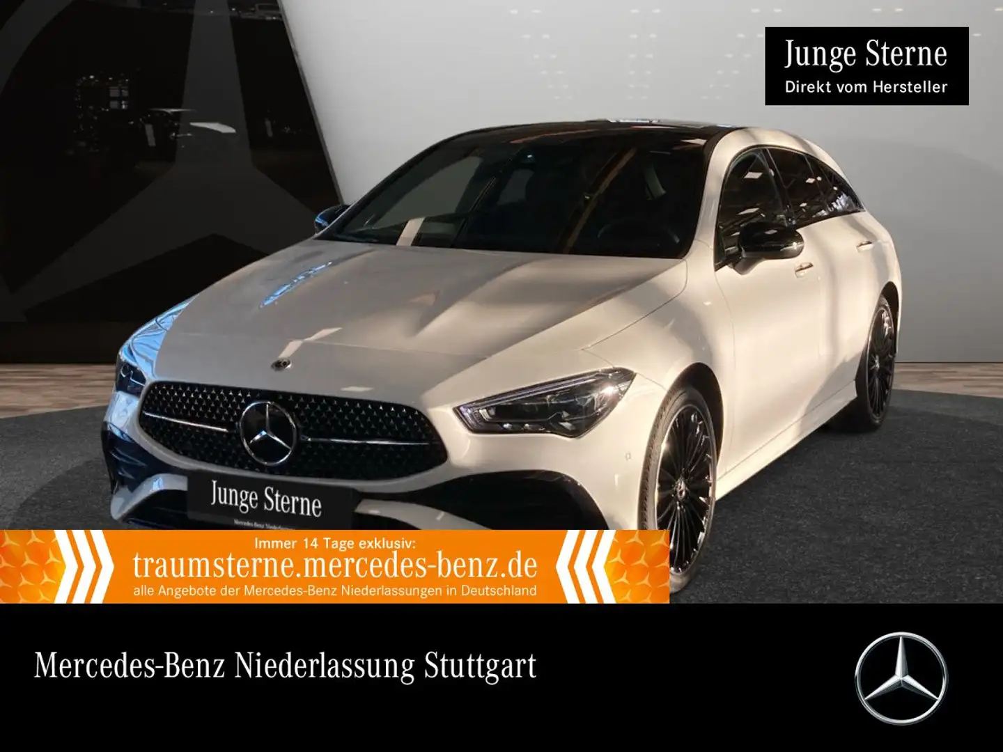 Mercedes-Benz CLA 250 e AMG+NIGHT+PANO+AHK+MULTIBEAM+KAMERA+8G Weiß - 1
