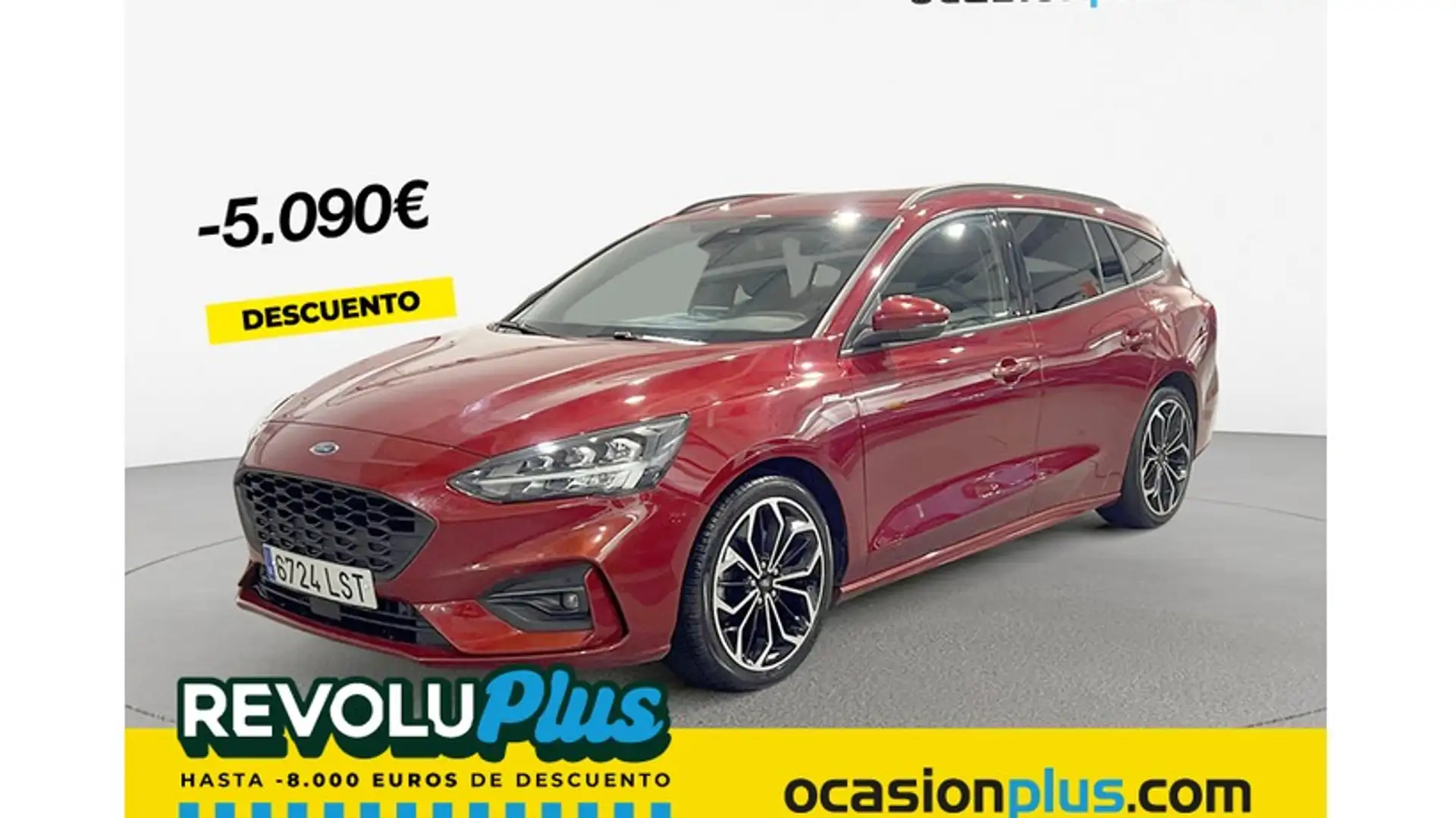 Ford Focus Sportbreak 2.0Ecoblue ST Line Aut Rouge - 1